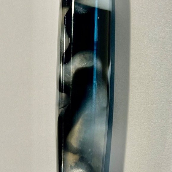 Handmade Executive Style Gunmetal Chrome w/Translucent Bland and White Barrel - Picture 5 of 9